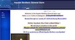 Desktop Screenshot of haydenbrosgeneralstore.com