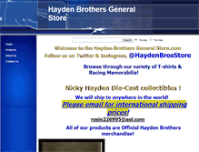 Tablet Screenshot of haydenbrosgeneralstore.com